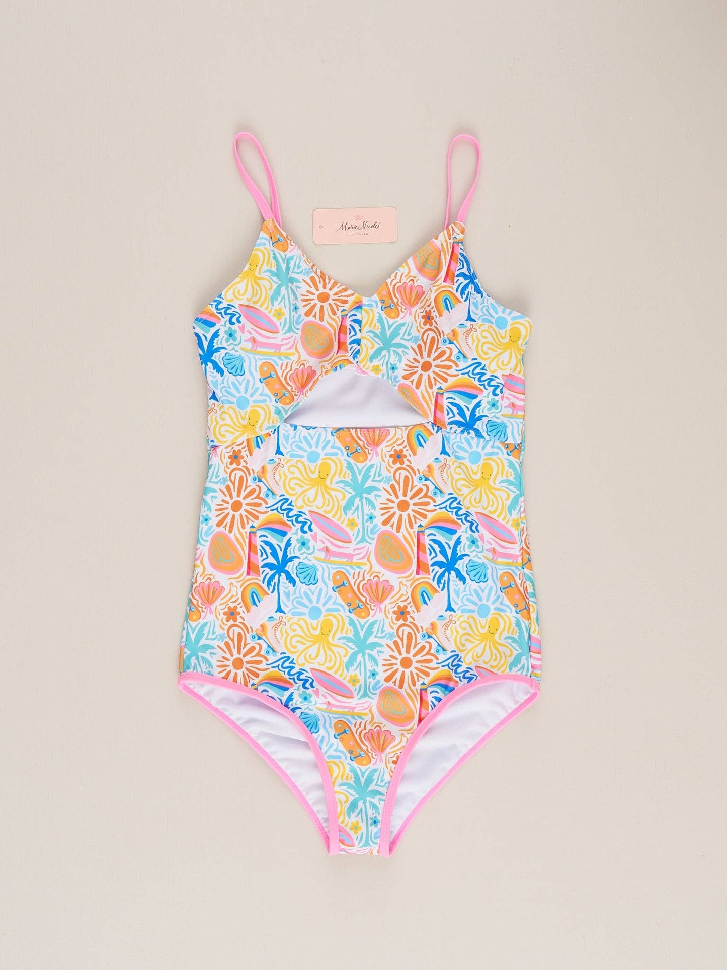 Family Tropical Beach Swimsuit - Mom