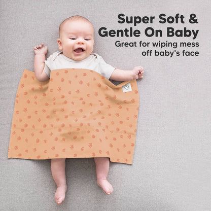 KeaBabies 6-Pack Shea Burp Cloths: Wilderness