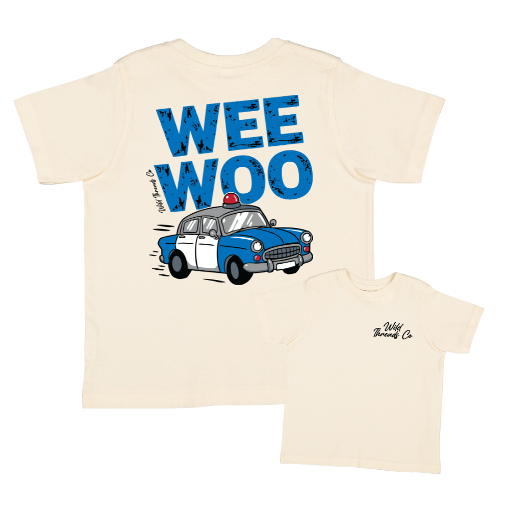 Wee Woo Tee: Light Blue