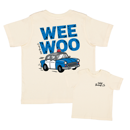 Wee Woo Tee: Light Blue