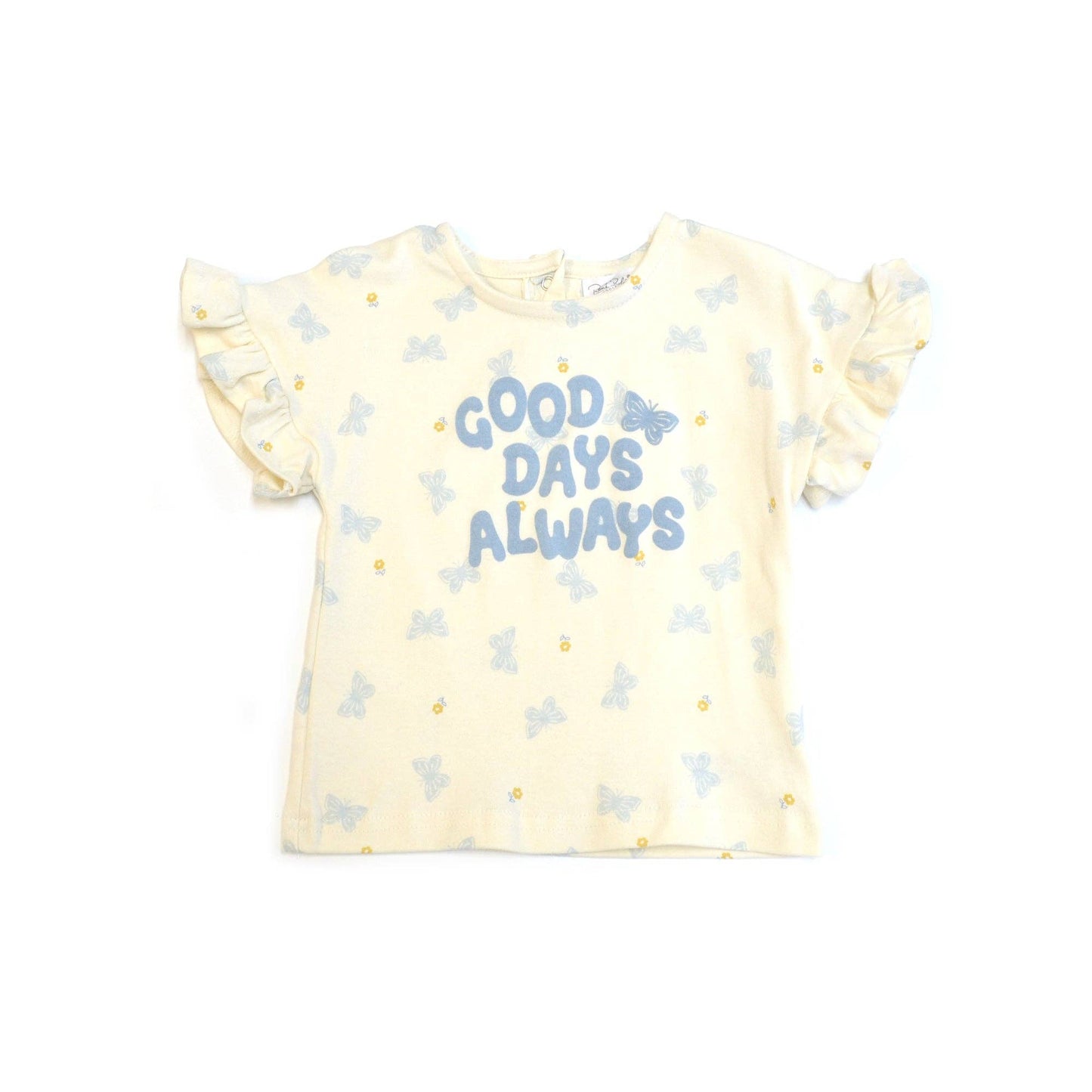 Baby Girl Summer Clothes Ruffle Short Sleeve Cotton T-Shirt Shorts Set: 4T