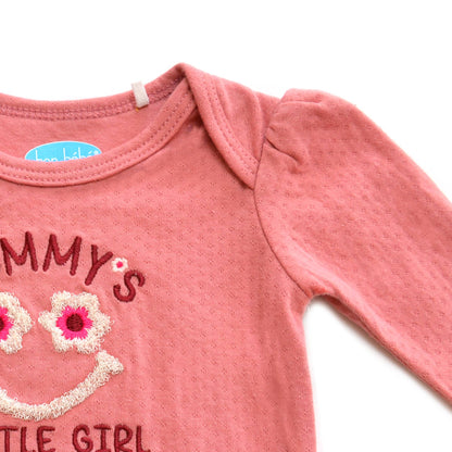 Baby 3pcs Chenille Applique Bodysuit Hat Pants Set