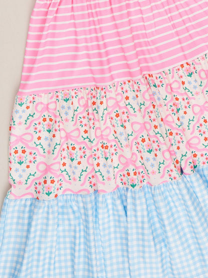 Mom & Me Garden Twirl Tiered Dress