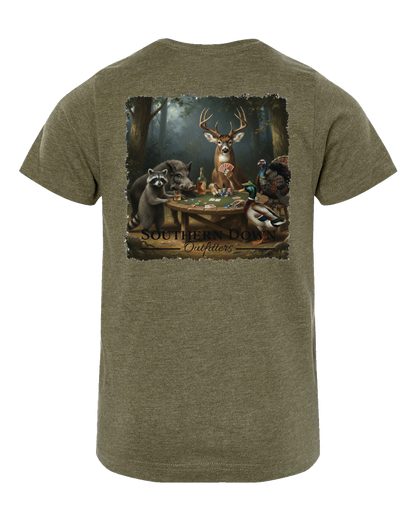 Wild Game Night Toddler Tee: Vintage Coyote Brown / 5/6