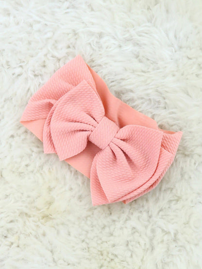 Double Layer Waffle Bow Headwrap - Hunter Green