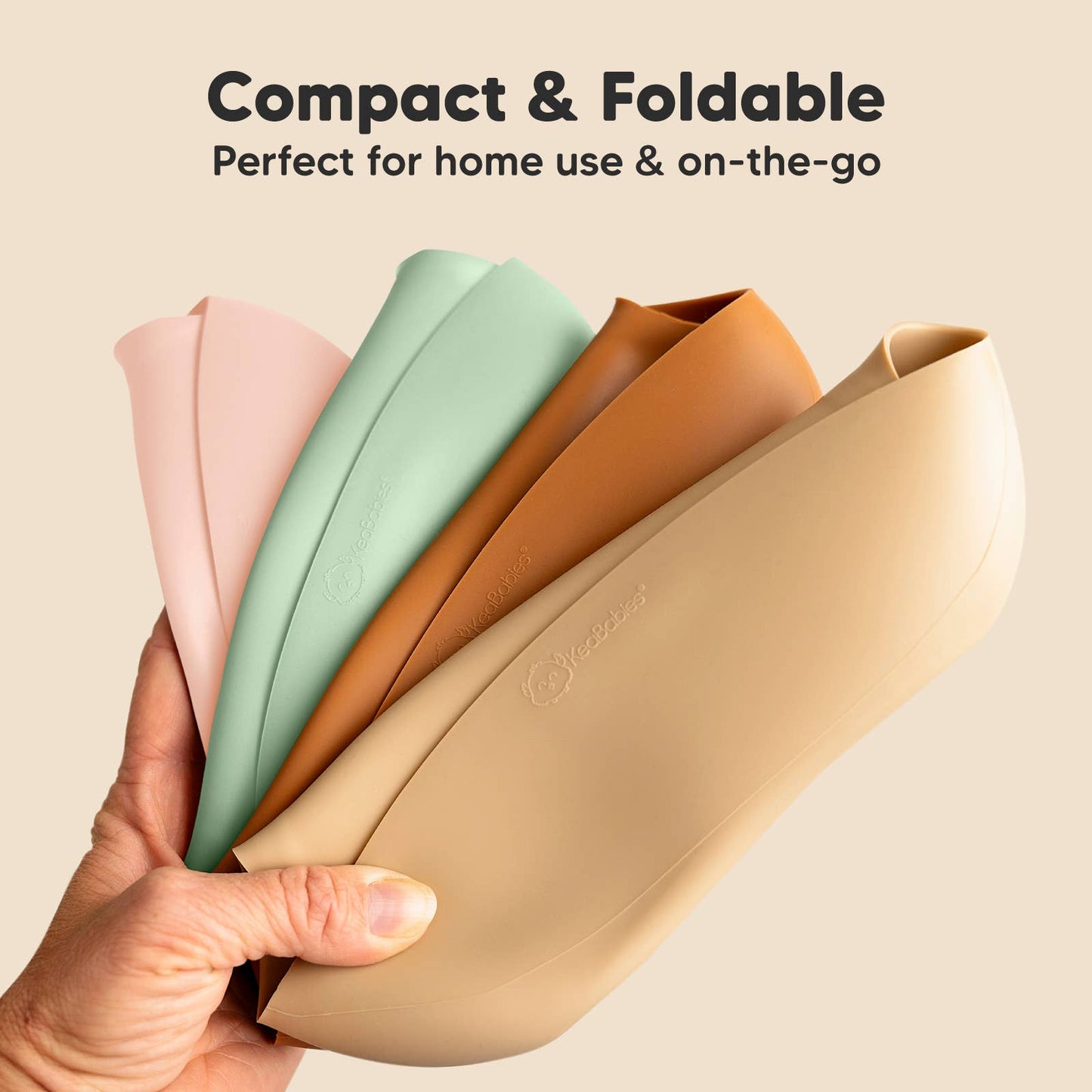 2-Pack Prep Silicone Bibs for Babies, Toddlers, Boys, Girls: Mellow