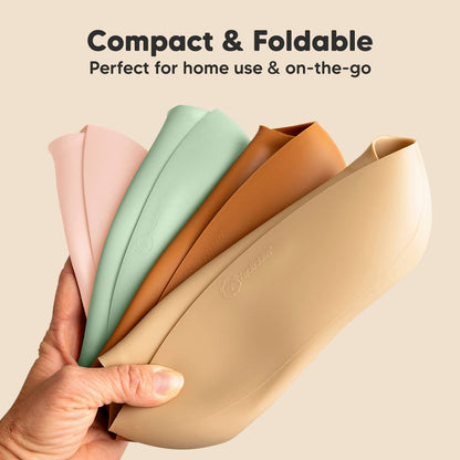 2-Pack Prep Silicone Bibs for Babies, Toddlers, Boys, Girls: Mellow