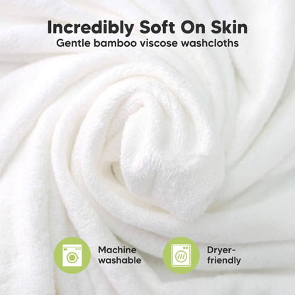 6-Pack Baby Wash Cloths: Verde