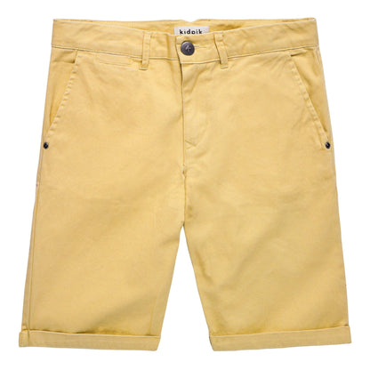 Chino Short: Pale Khaki / 14