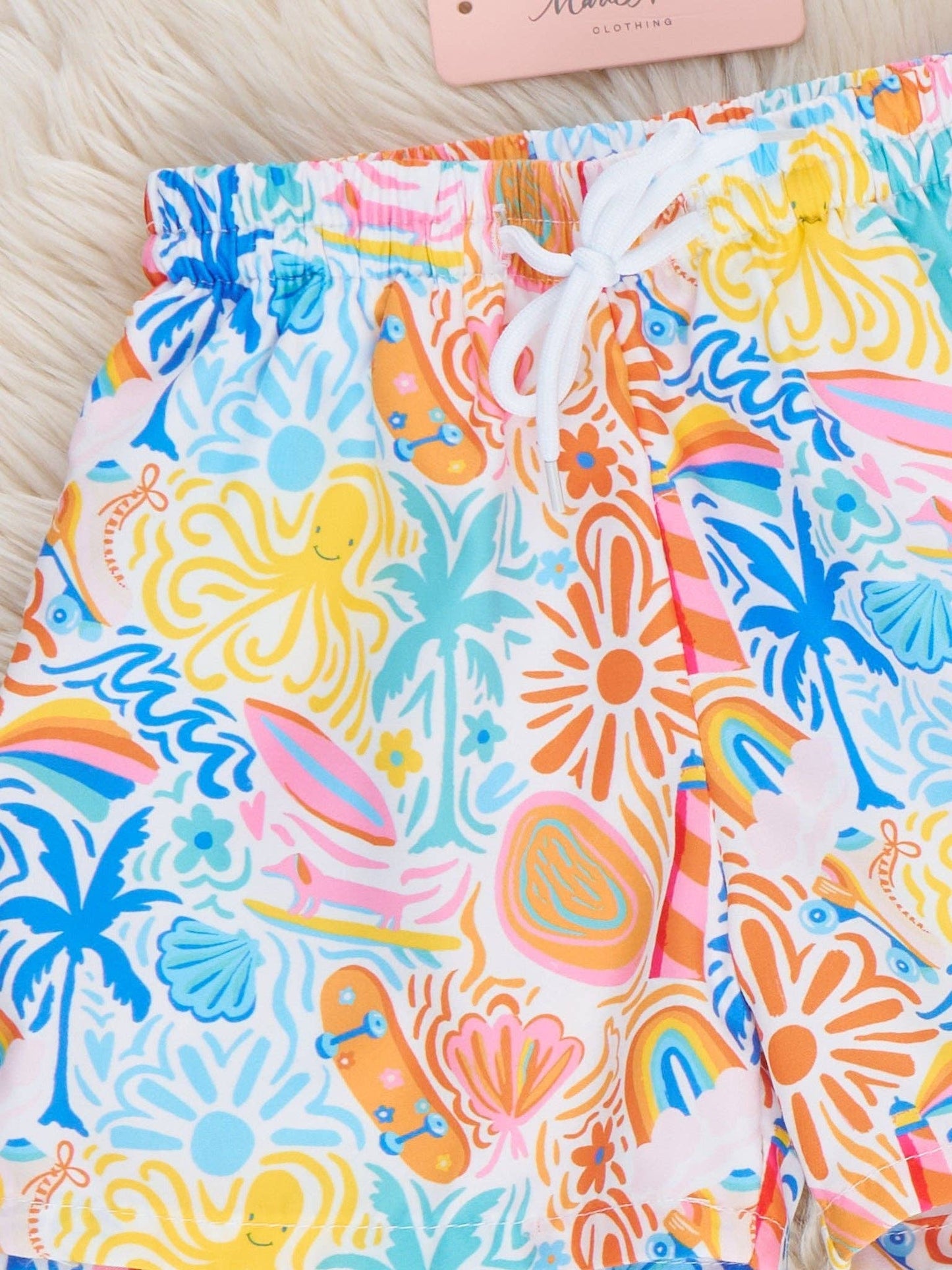 Family Tropical Beach Trunk - Boy: XS(18/24mos)