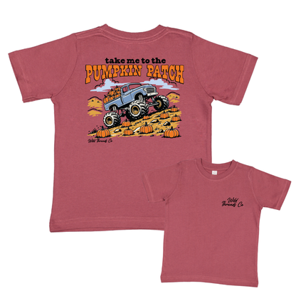 Pumpkin Patch Tee: Natural / 2T