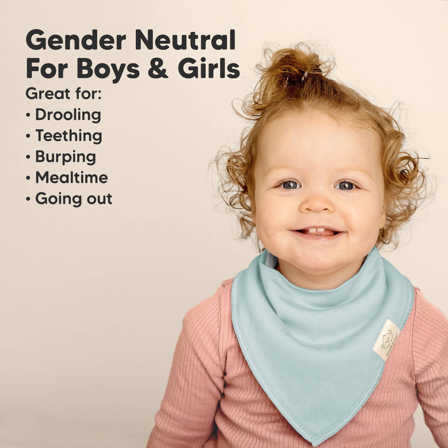 8-pack Baby Bandana Bibs for Boys and Girls: Hunter