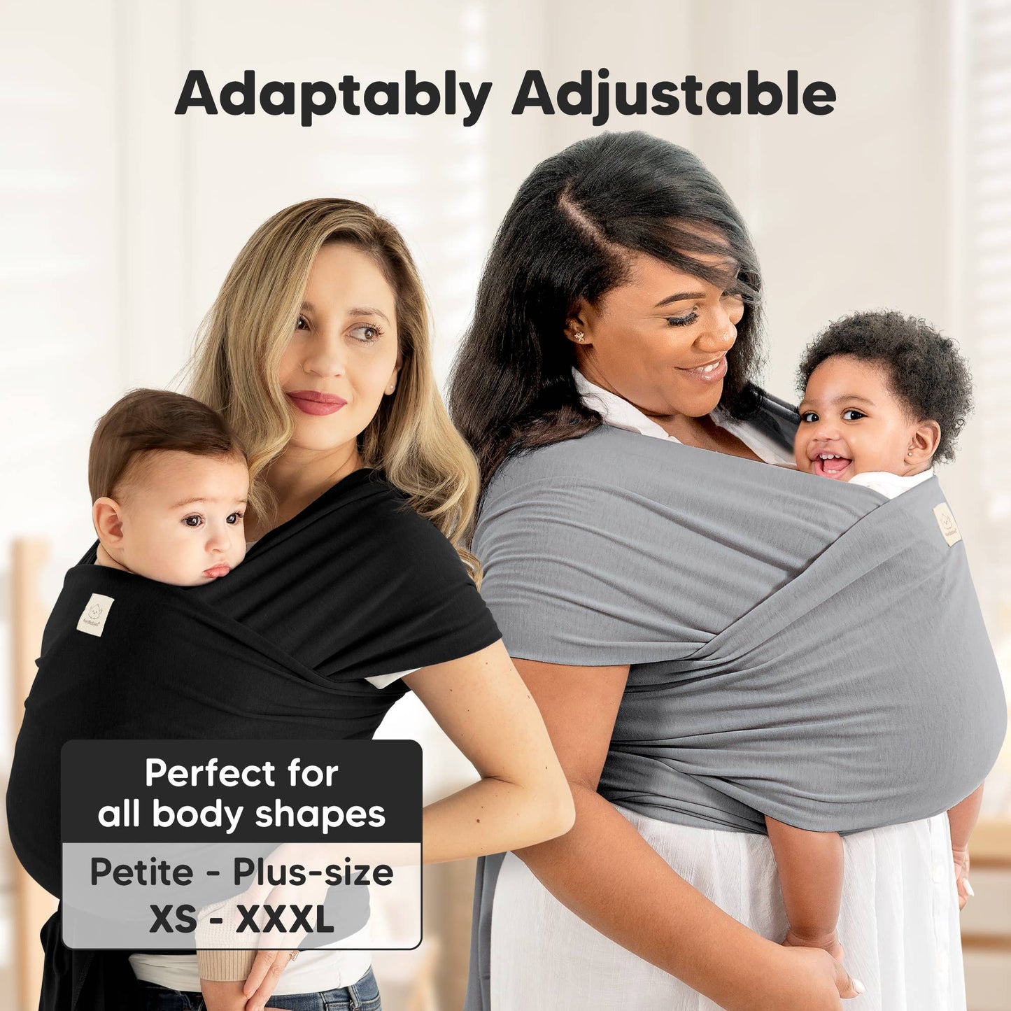 KeaBabies Original Baby Wrap Carrier: Forest