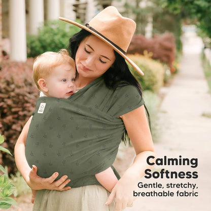 KeaBabies Original Baby Wrap Carrier: Forest