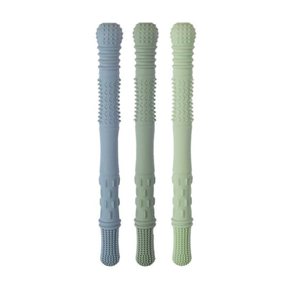 Hallow Teething Tubes - Dusty Rose/Dusty Pink/Almond: Dusty Rose/Dusty Pink/Almond