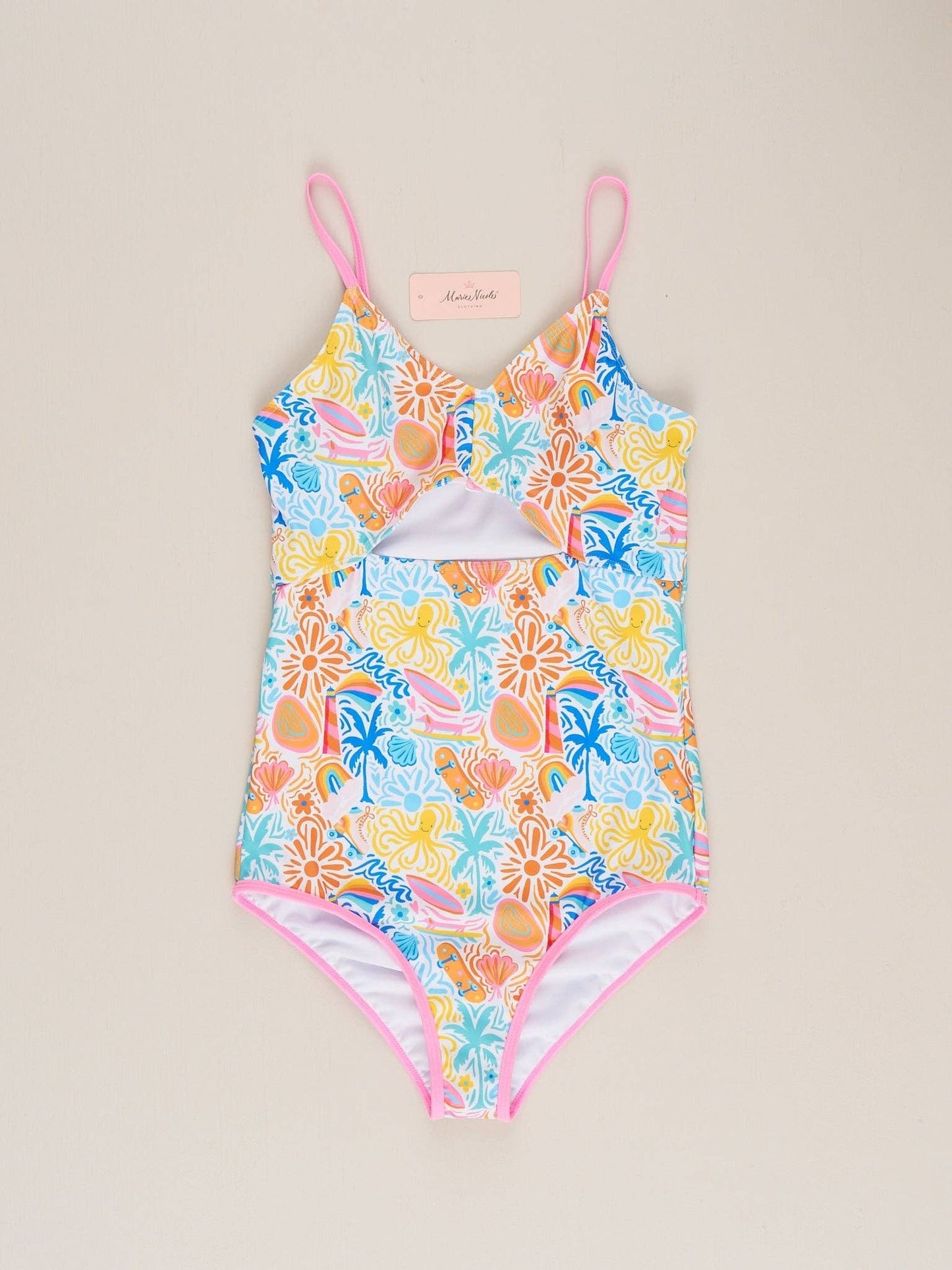 Family Tropical Beach Swimsuit - Mom