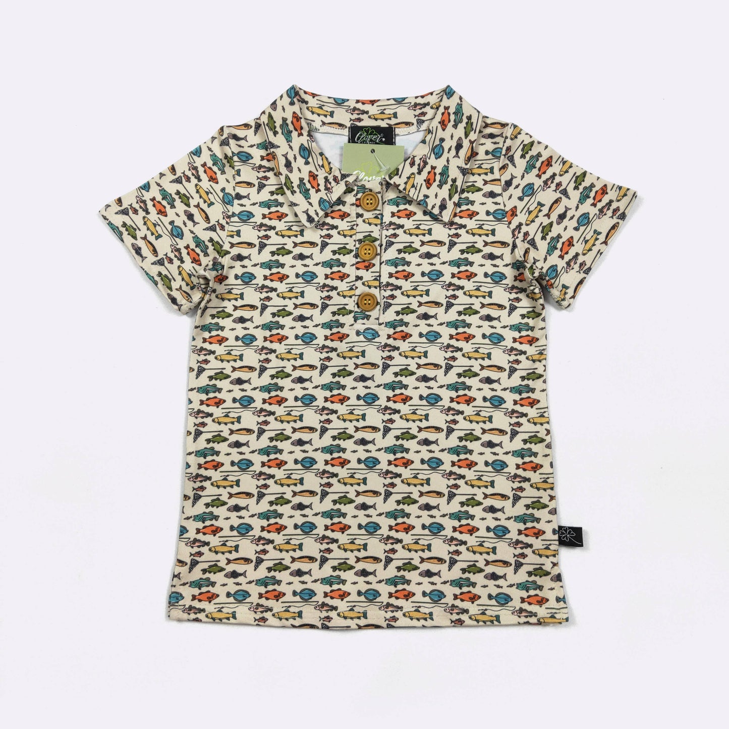 Fin-Tastic Boy Collar Shirt