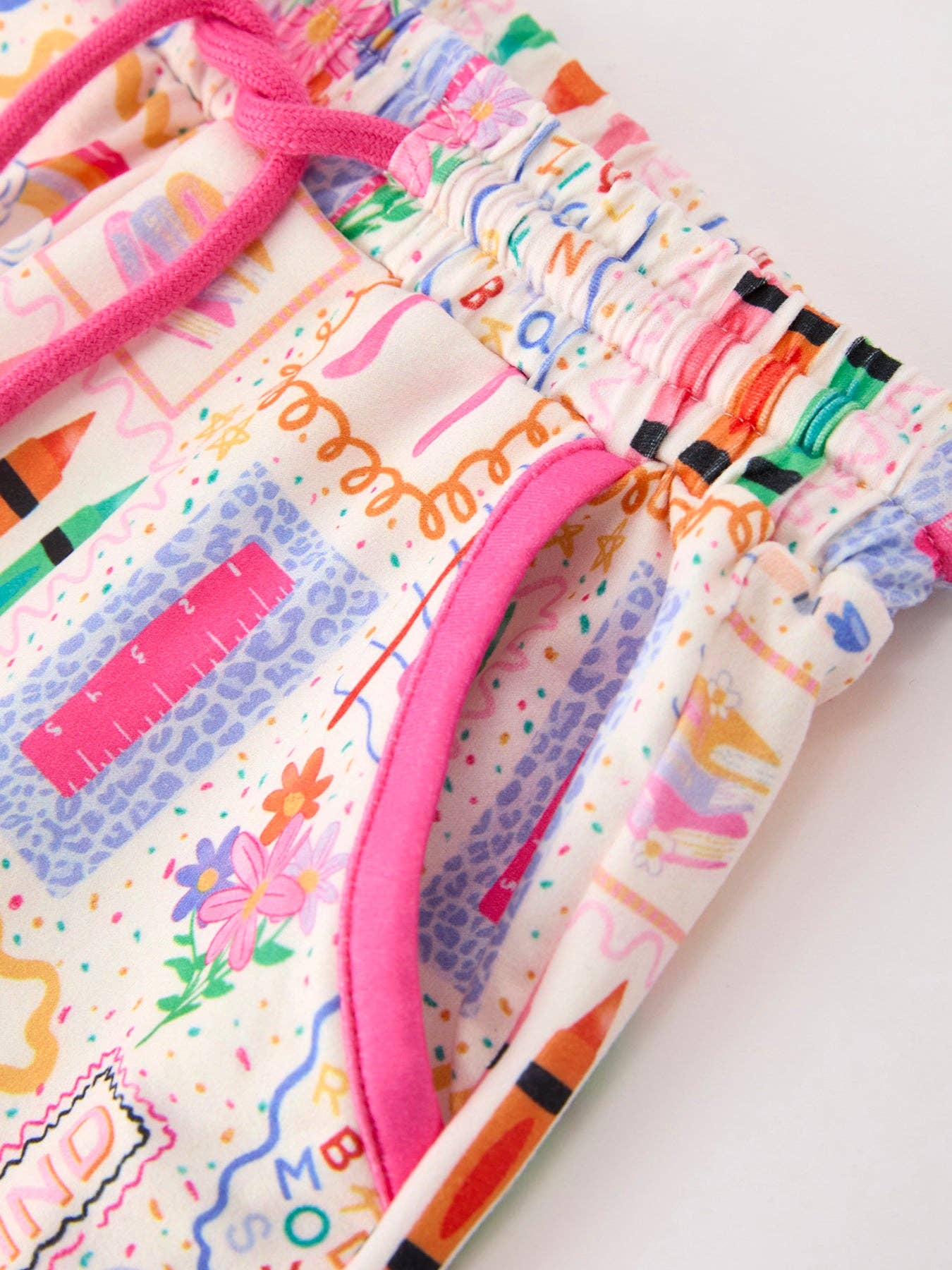 Back to School Print Girl Short Set