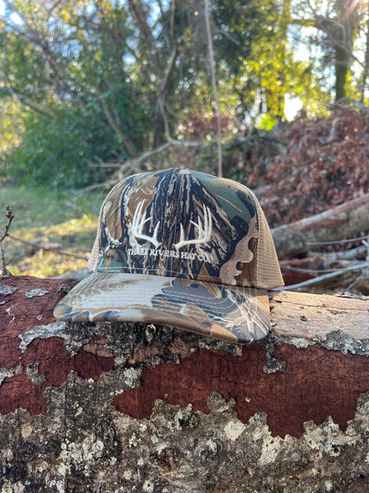 Classic Whitetail Rack - Trucker Snapback - Realtree Camo: Realtree Advantage