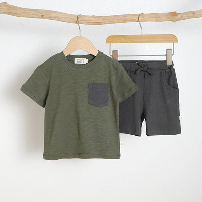The Hunter Boy Summer Set | Organic Cotton Boy Set| : 5T