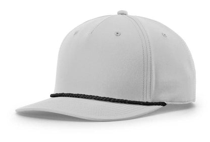 Classic Whitetail Rack - Rope 5 Panel Snapback - Richardson 258 Hat: Dark Olive/White Rope