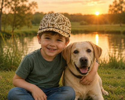 Kids Youth Duck Hunting Snapback Hat