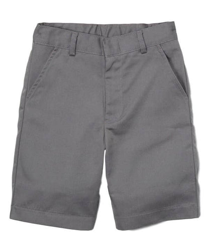 Boy's Uniform Shorts with Adjustable Waist Grey 5-16: Grey / 10