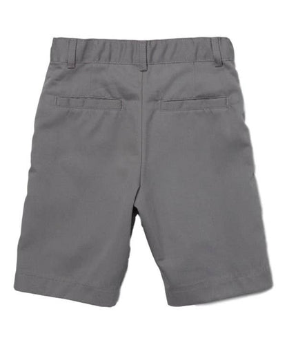 Boy's Uniform Shorts with Adjustable Waist Grey 5-16: Grey / 8
