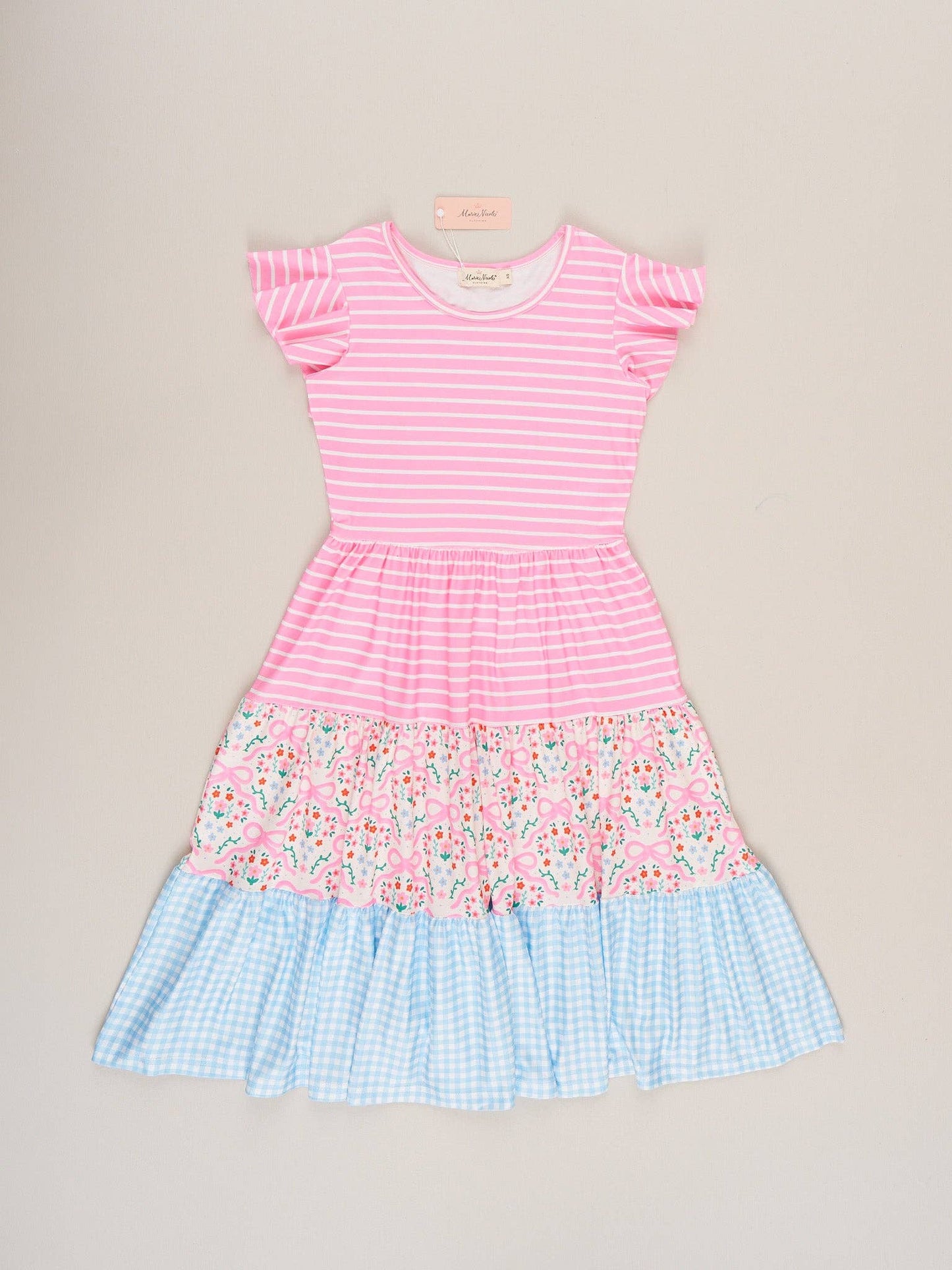 Mom & Me Garden Twirl Tiered Dress