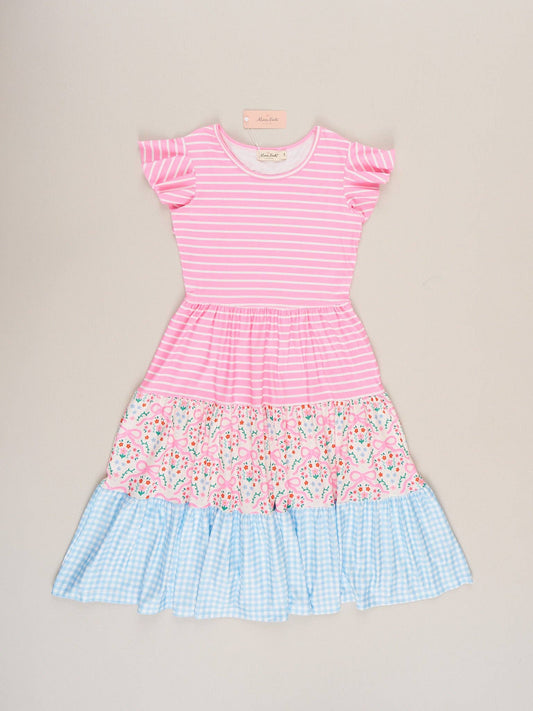 Mom & Me Garden Twirl Tiered Dress