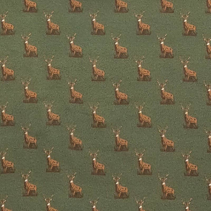 Hunter Green Buck Boy Collar Shirt: 3t