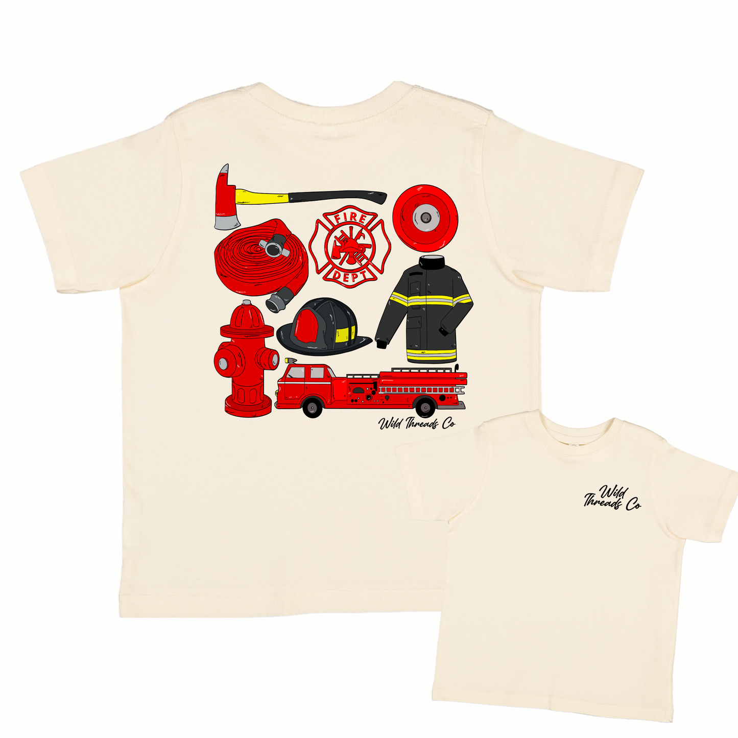 Tools Of The Trade : Firefighter Tee: Natural / 4T