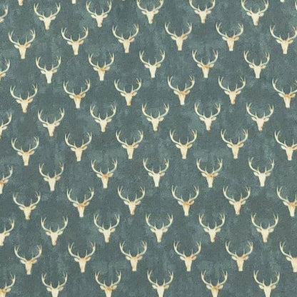 Emerald Deer Boy Collar Shirt