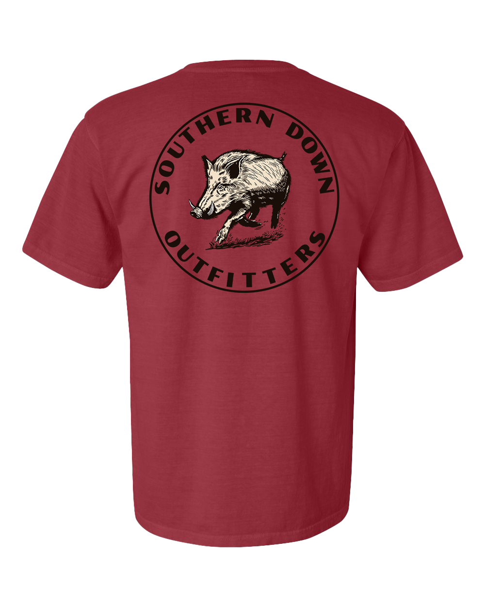 Boar Youth Tee: Crimson / Youth Medium