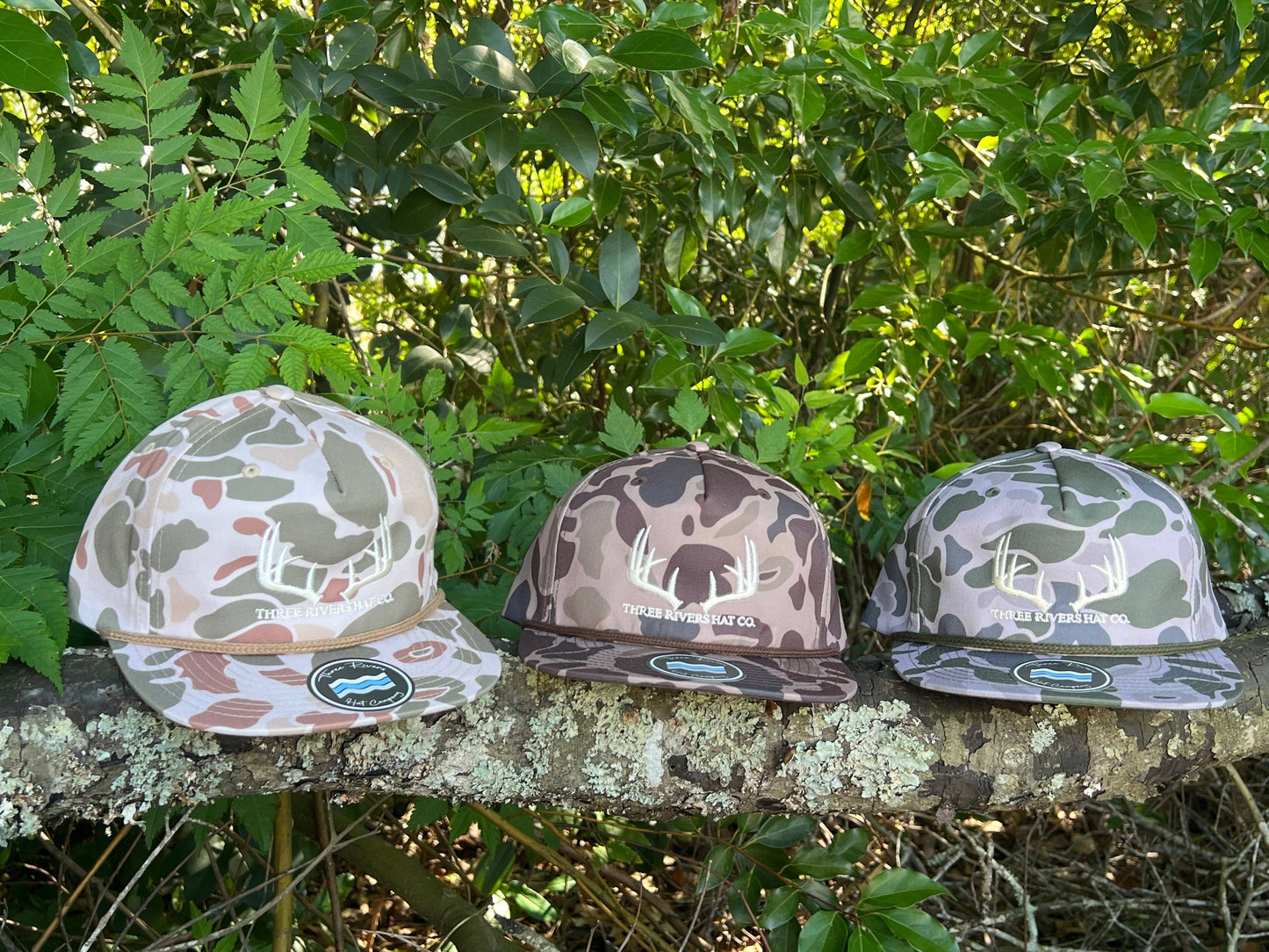 Classic Whitetail Rack - Rope Snapback - Richardson 256p: Harvest Duck Camo (Light Brown)