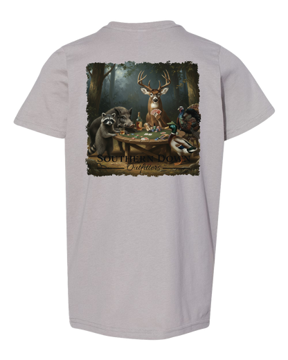 Wild Game Night Toddler Tee: Vintage Coyote Brown / 5/6