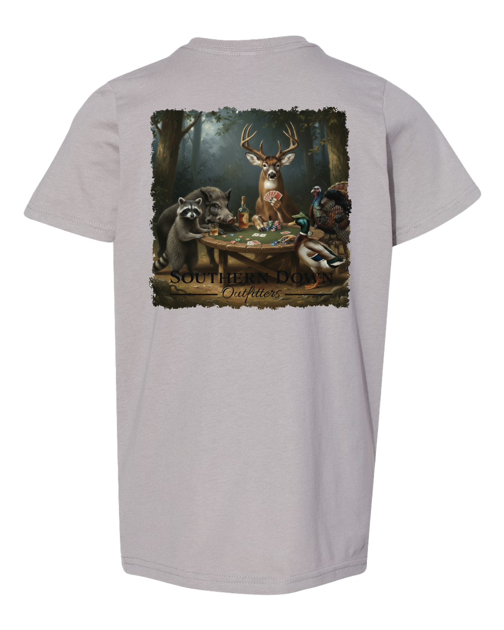 Wild Game Night Toddler Tee: Vintage Coyote Brown / 3T