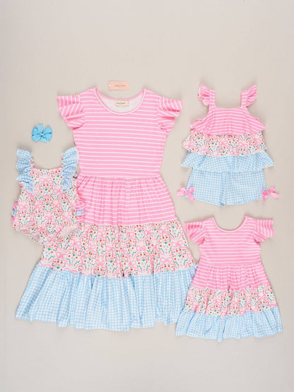 Garden Twirl Bubble Romper