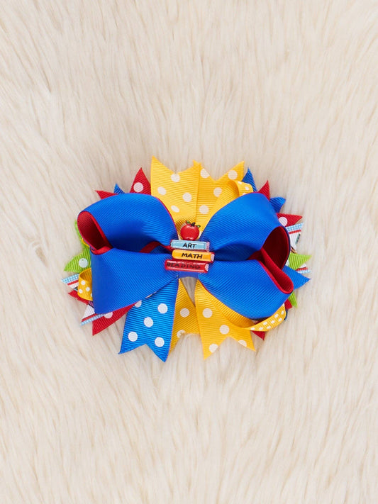 Blue Class in Session Ribbon Bow: OS