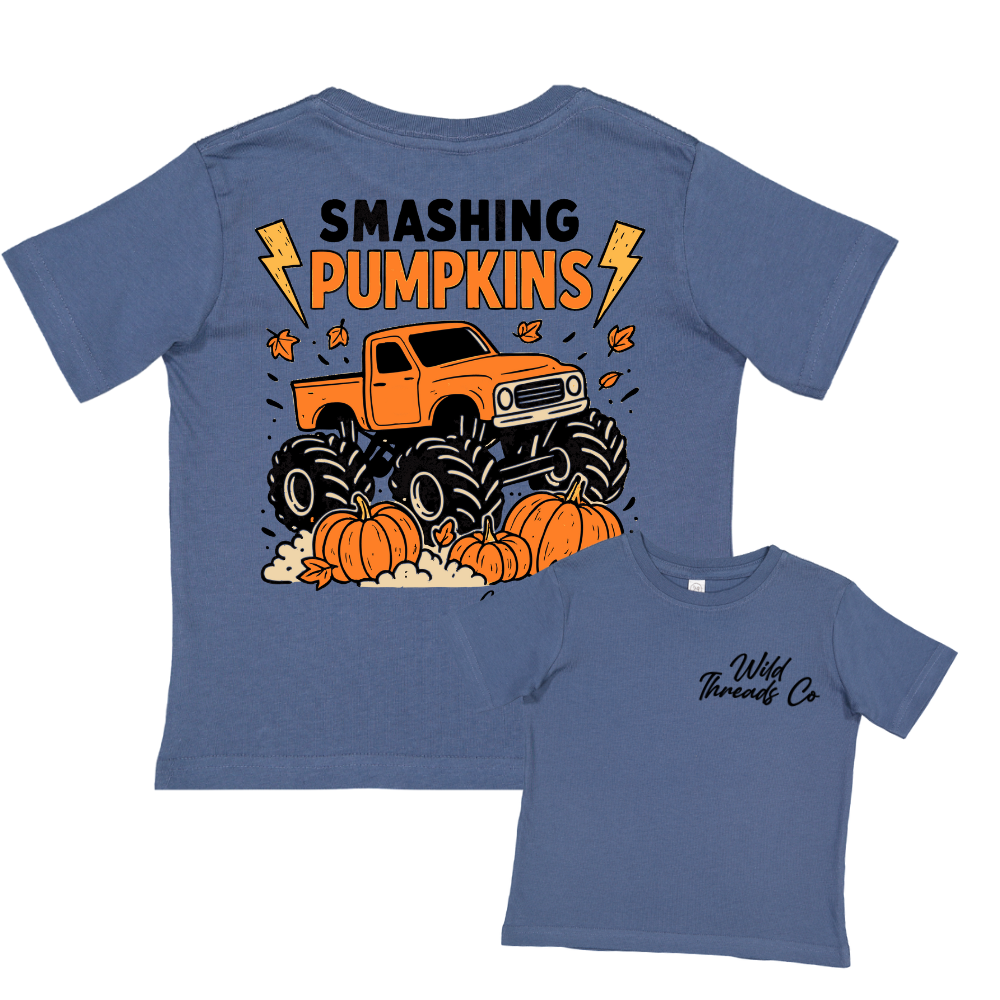 Smashing Pumpkins Tee: Indigo / 2T