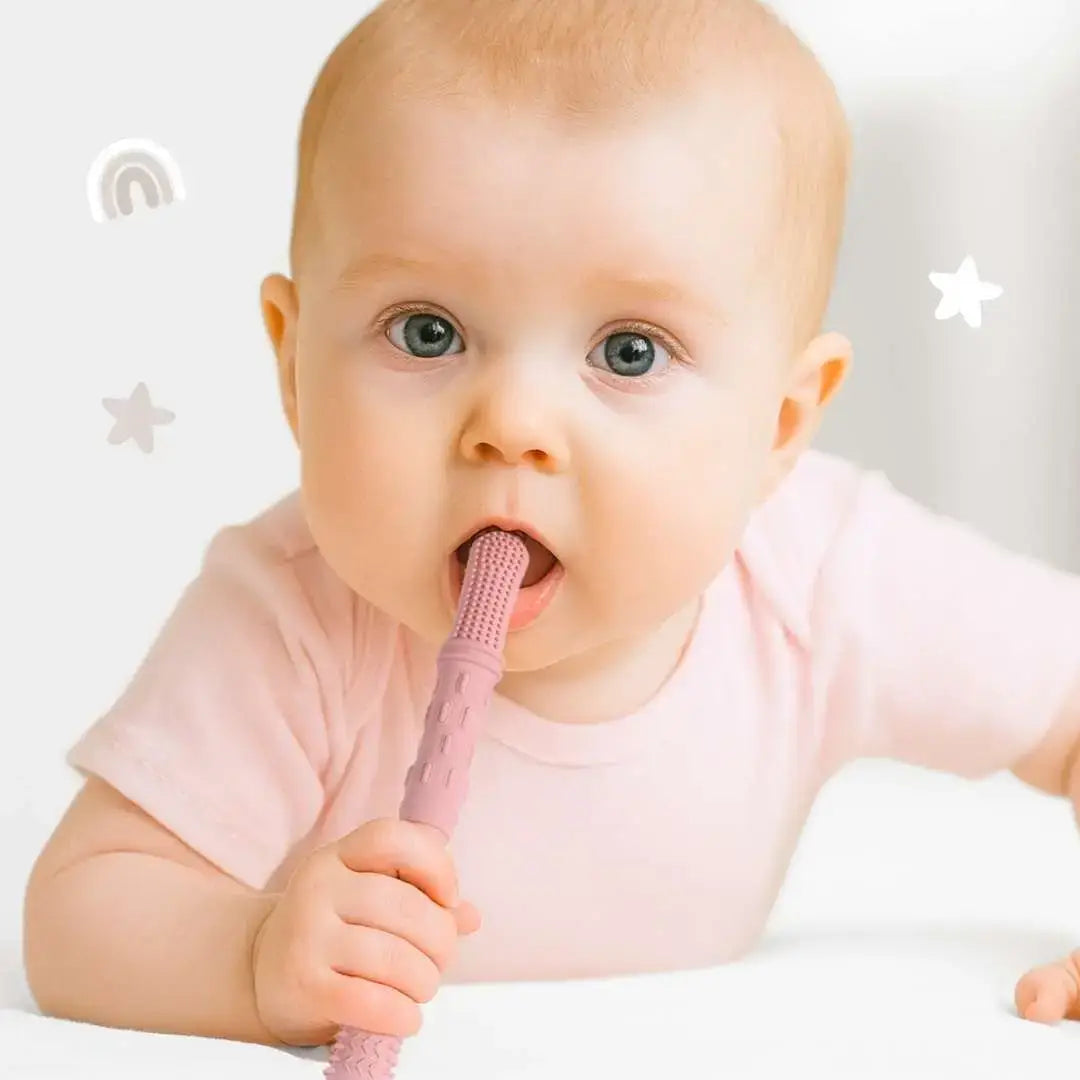 Hallow Teething Tubes - Dusty Teal, Sage & Soft Sage: Dusty Teal/Sage/Soft Sage