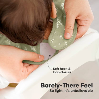 3-Pack Presto Waterproof Baby Bibs for Boys, Girls: Bloom