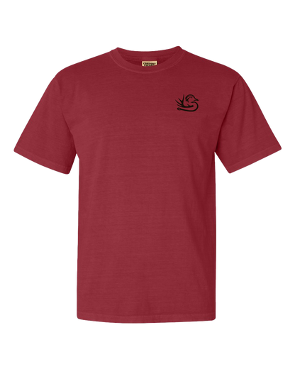 Boar Youth Tee: Crimson / Youth Small