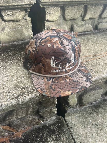 Classic Whitetail Rack - Rope Snapback - Richardson 256p: Harvest Duck Camo (Light Brown)