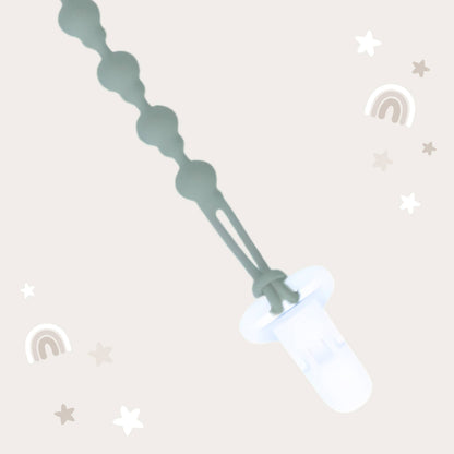 Pacifier Clip - Sage & Dusty Teal: Sage & Dusty Teal