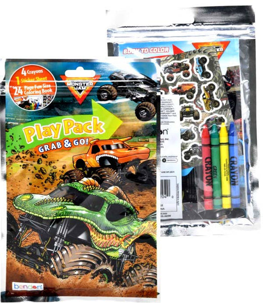 Monster Jam Grab n Go Playpack