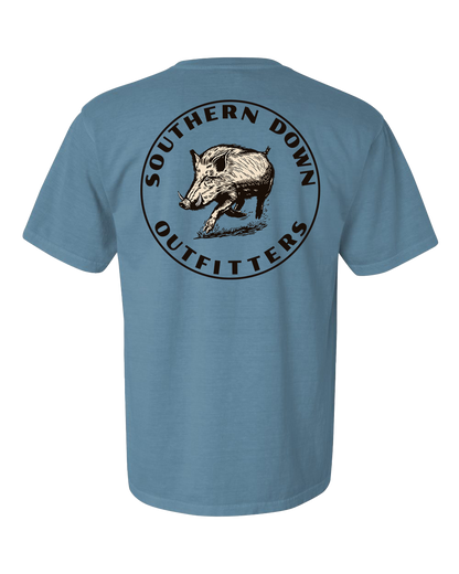 Boar Youth Tee: Crimson / Youth XL