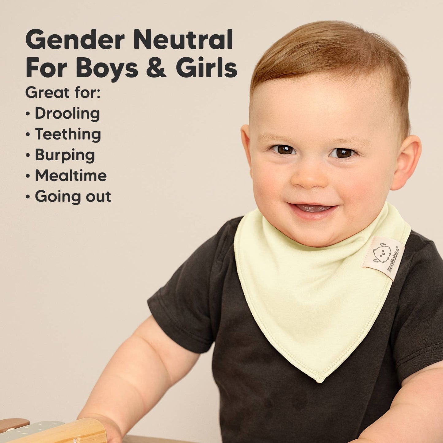 8-pack Baby Bandana Bibs for Boys and Girls: Embrace