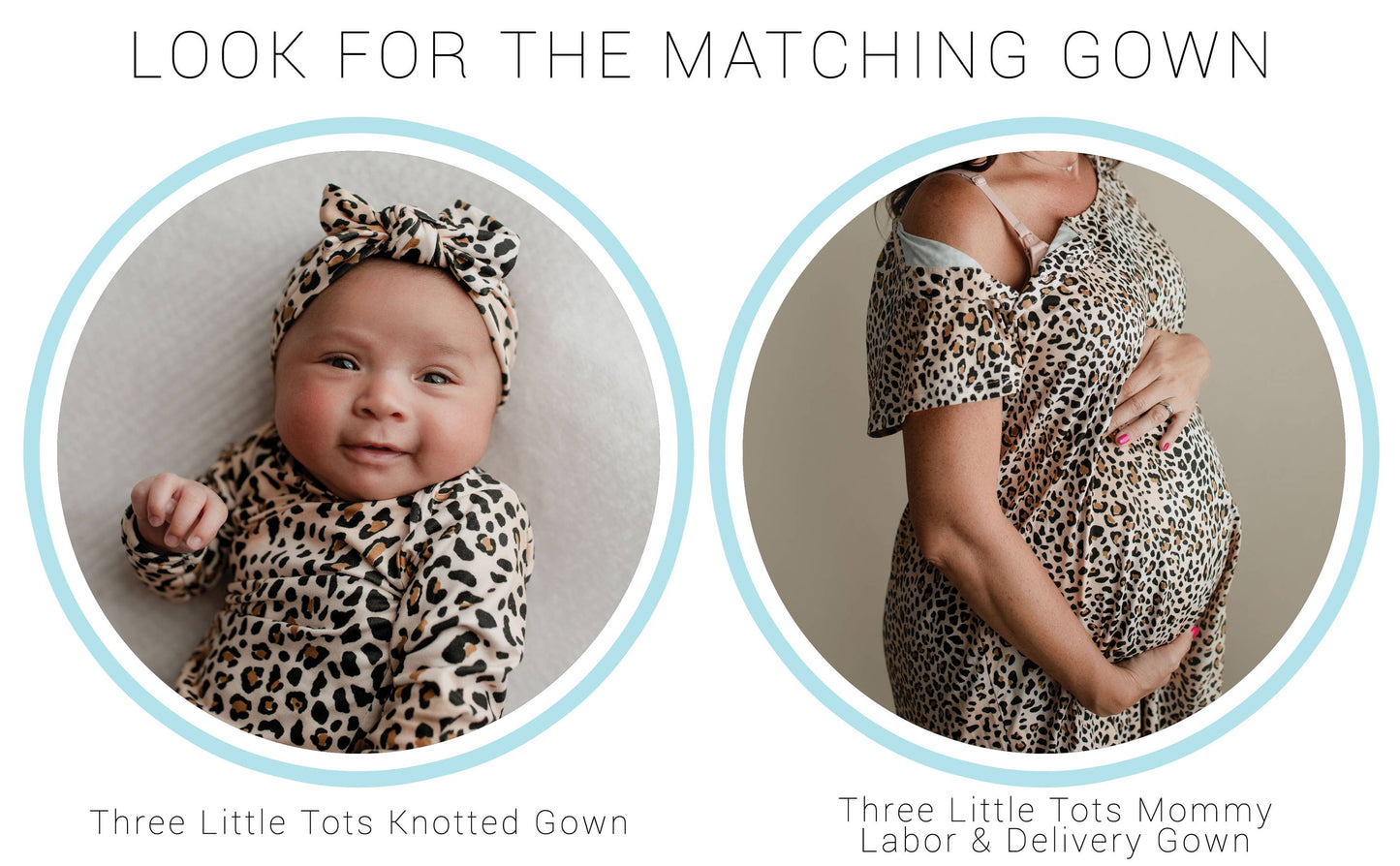 Leopard Knotted Gown & Bow