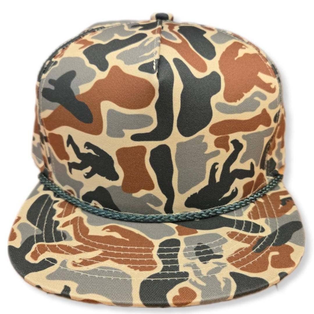 Toddler Kids Sasquatch Camo Snapback Bigfoot Hat